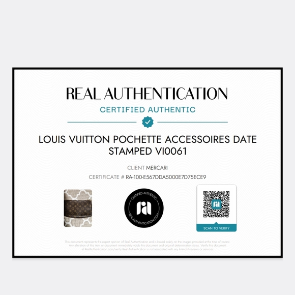 Louis Vuitton Pochette Accessoires DATE STAMPED VI0061 - Picture 2 of 12